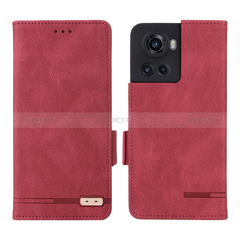 Handytasche Stand Schutzhülle Flip Leder Hülle L06Z für OnePlus 10R 5G Rot