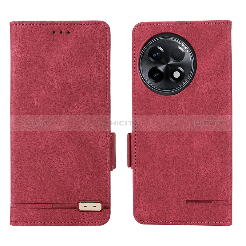 Handytasche Stand Schutzhülle Flip Leder Hülle L06Z für OnePlus 11R 5G Rot Plus