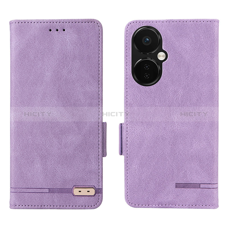 Handytasche Stand Schutzhülle Flip Leder Hülle L06Z für OnePlus Nord CE 3 Lite 5G Violett Plus