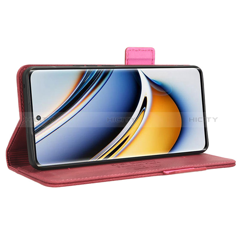 Handytasche Stand Schutzhülle Flip Leder Hülle L06Z für Realme 11 Pro 5G groß