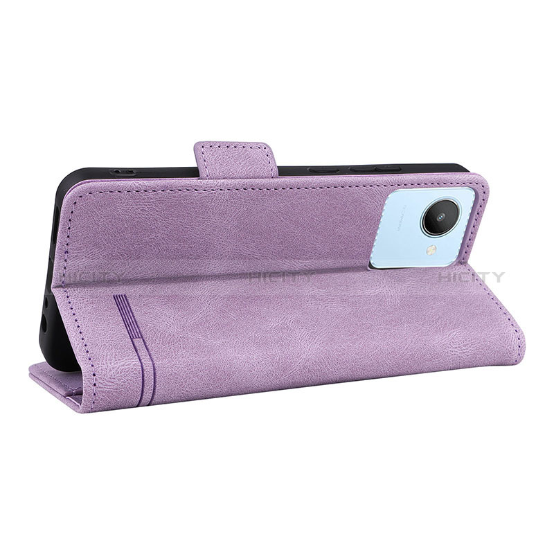 Handytasche Stand Schutzhülle Flip Leder Hülle L06Z für Realme C30 groß