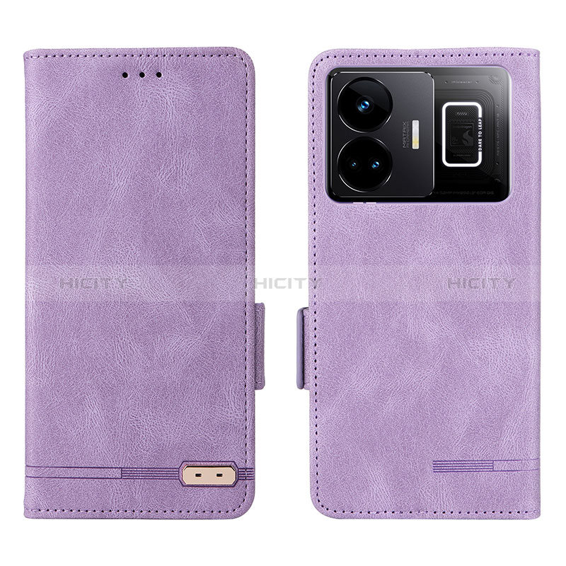 Handytasche Stand Schutzhülle Flip Leder Hülle L06Z für Realme GT Neo5 240W 5G Violett Plus