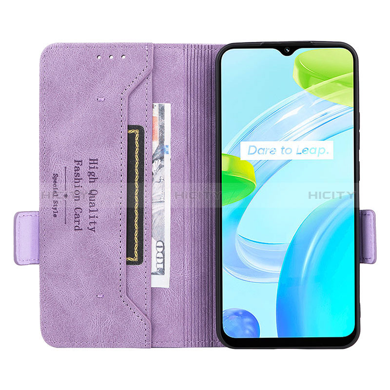 Handytasche Stand Schutzhülle Flip Leder Hülle L06Z für Realme Narzo 50i Prime groß