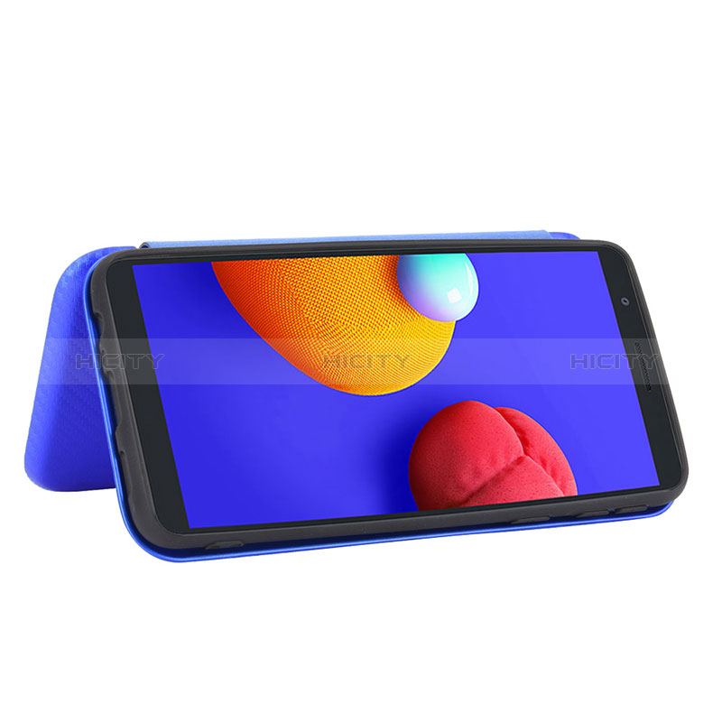 Handytasche Stand Schutzhülle Flip Leder Hülle L06Z für Samsung Galaxy A01 Core