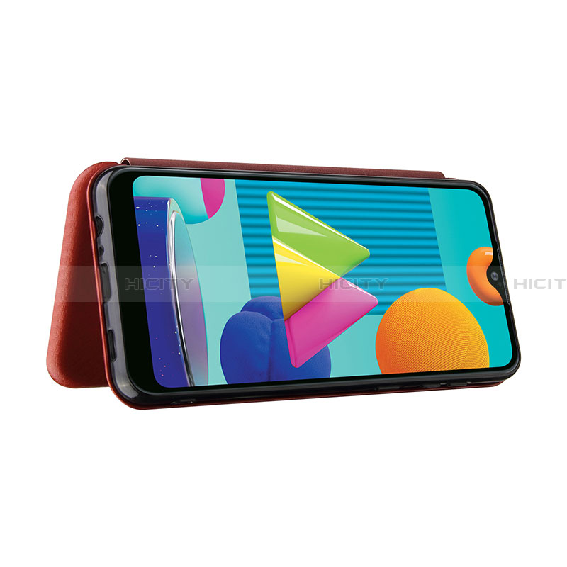 Handytasche Stand Schutzhülle Flip Leder Hülle L06Z für Samsung Galaxy A02 groß