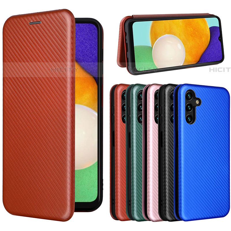 Handytasche Stand Schutzhülle Flip Leder Hülle L06Z für Samsung Galaxy A04s groß