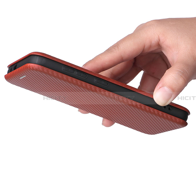 Handytasche Stand Schutzhülle Flip Leder Hülle L06Z für Samsung Galaxy A22 5G SC-56B groß