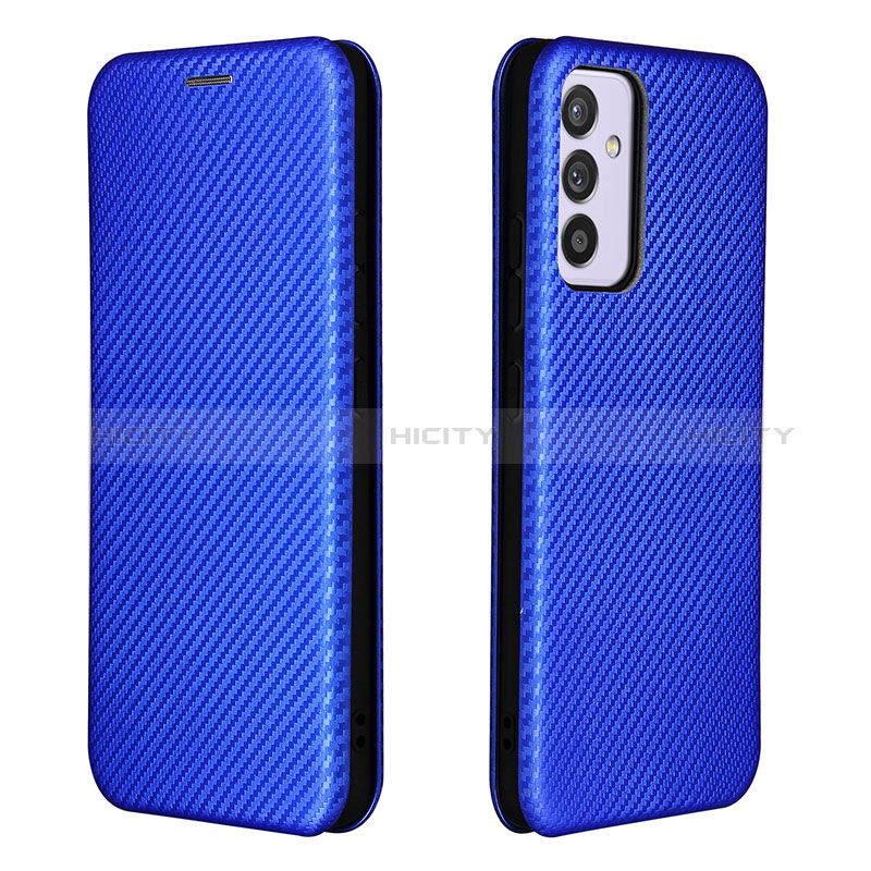 Handytasche Stand Schutzhülle Flip Leder Hülle L06Z für Samsung Galaxy A35 5G Blau Plus