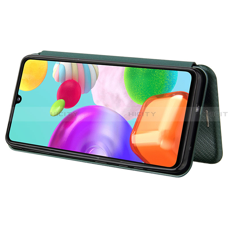 Handytasche Stand Schutzhülle Flip Leder Hülle L06Z für Samsung Galaxy A41 SC-41A groß