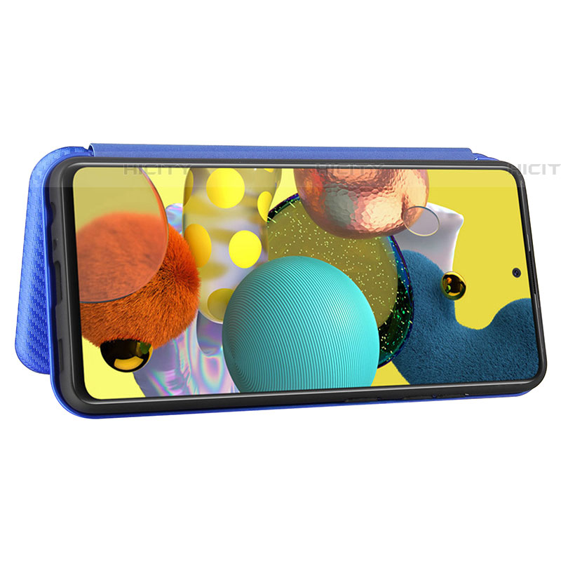 Handytasche Stand Schutzhülle Flip Leder Hülle L06Z für Samsung Galaxy A52 4G groß