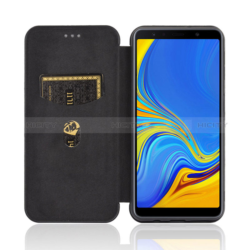 Handytasche Stand Schutzhülle Flip Leder Hülle L06Z für Samsung Galaxy A7 (2018) A750