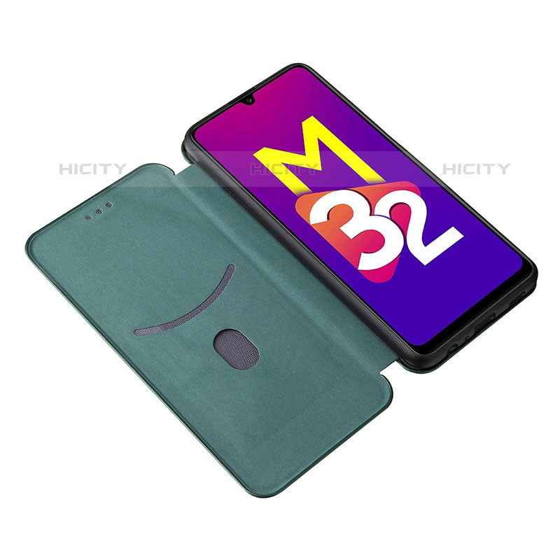 Handytasche Stand Schutzhülle Flip Leder Hülle L06Z für Samsung Galaxy M32 4G groß