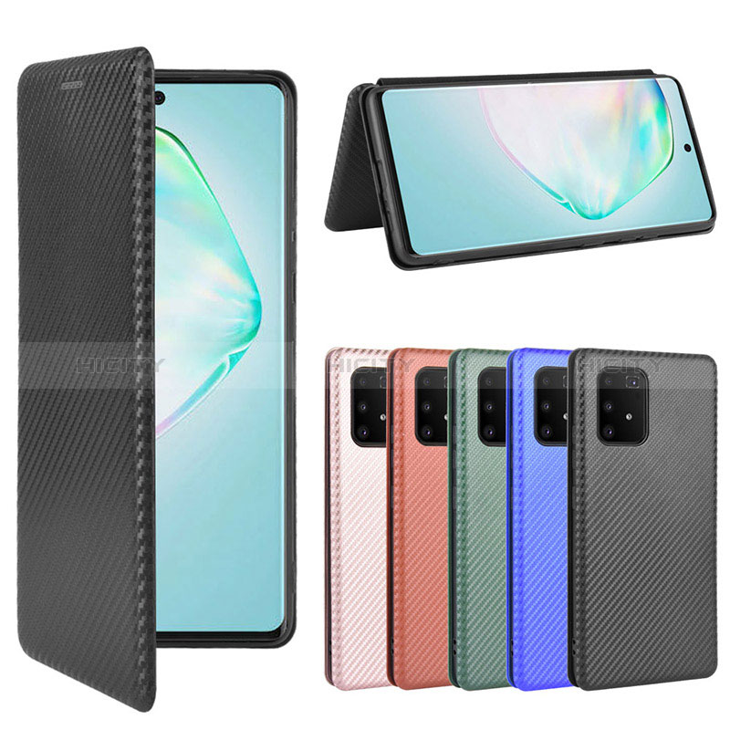 Handytasche Stand Schutzhülle Flip Leder Hülle L06Z für Samsung Galaxy M80S groß