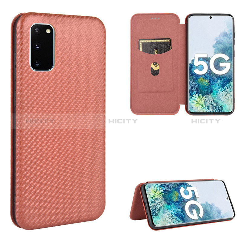 Handytasche Stand Schutzhülle Flip Leder Hülle L06Z für Samsung Galaxy S20 FE 5G groß