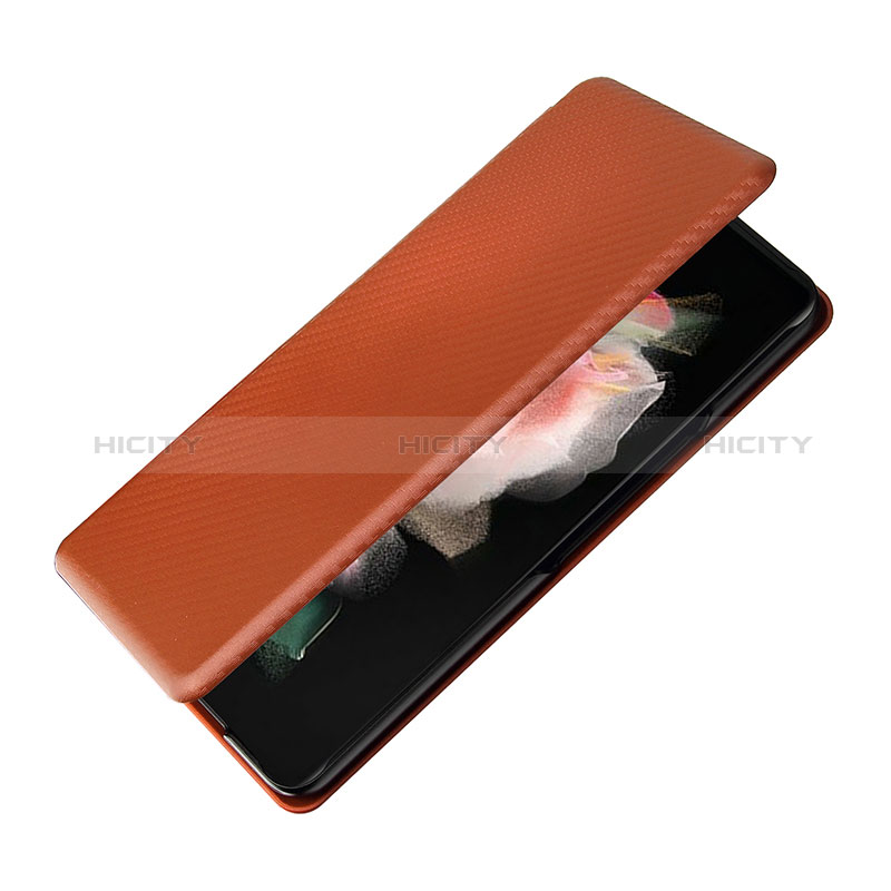 Handytasche Stand Schutzhülle Flip Leder Hülle L06Z für Samsung Galaxy Z Fold3 5G