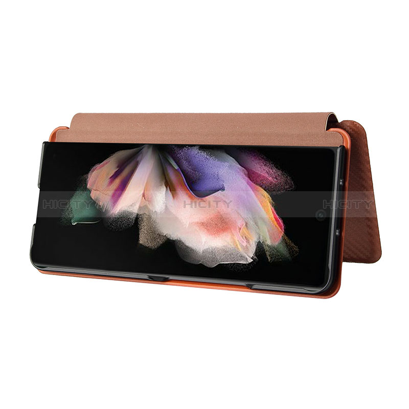 Handytasche Stand Schutzhülle Flip Leder Hülle L06Z für Samsung Galaxy Z Fold3 5G