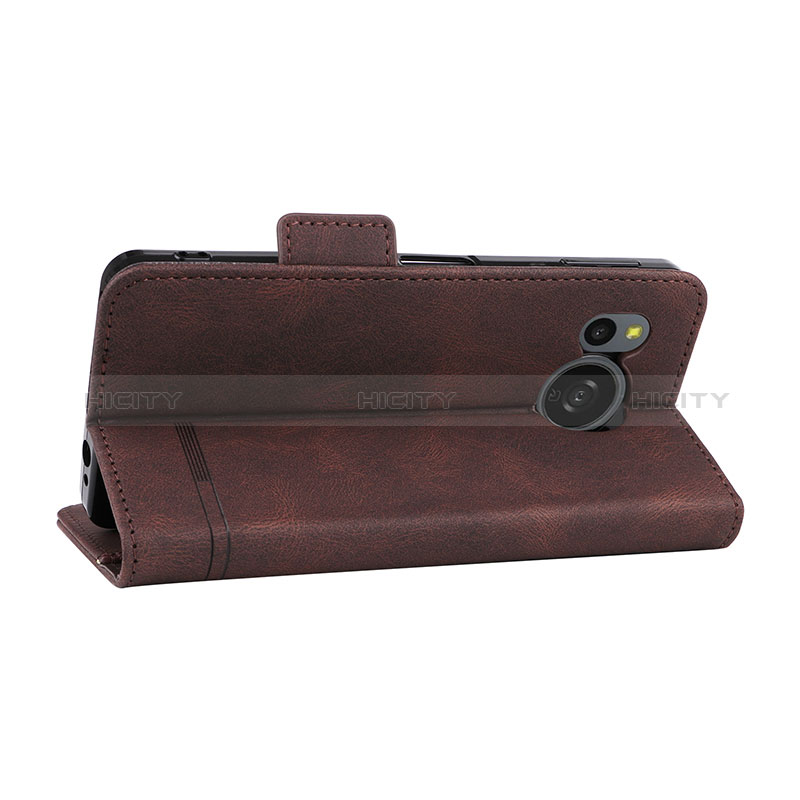 Handytasche Stand Schutzhülle Flip Leder Hülle L06Z für Sharp Aquos Sense8