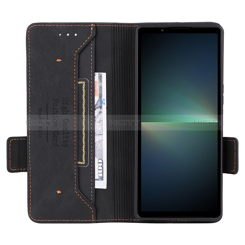 Handytasche Stand Schutzhülle Flip Leder Hülle L06Z für Sony Xperia 5 V groß