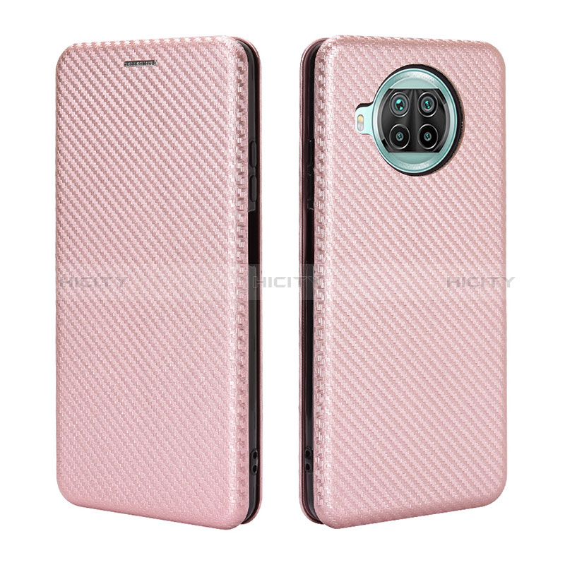 Handytasche Stand Schutzhülle Flip Leder Hülle L06Z für Xiaomi Mi 10T Lite 5G Rosegold Plus