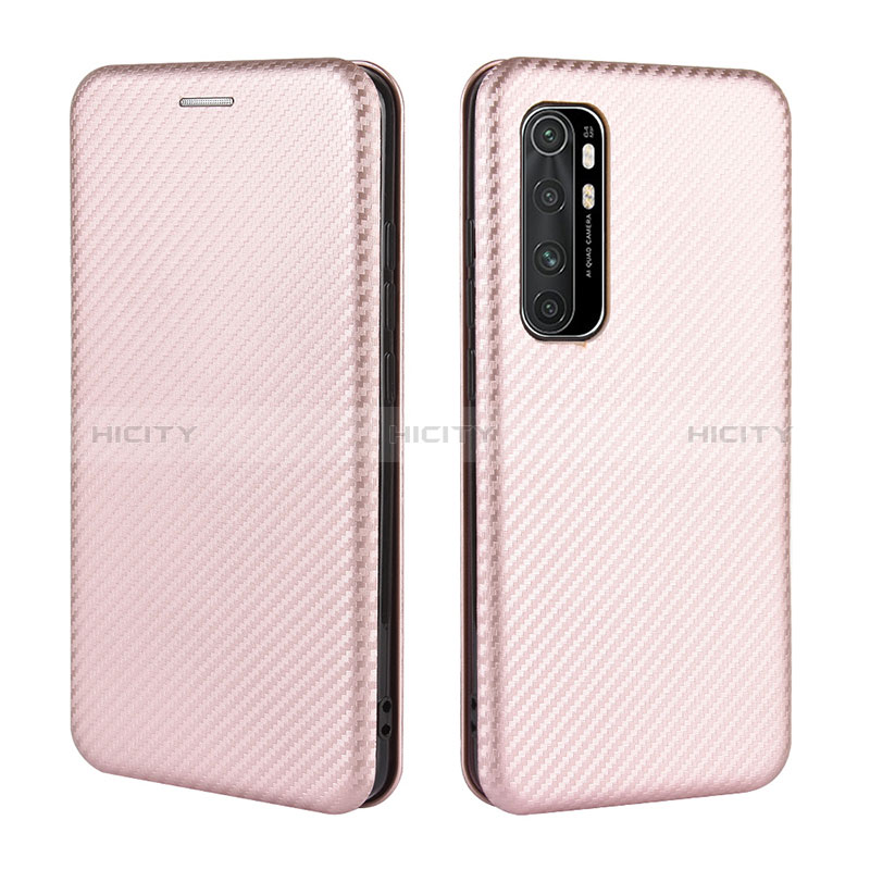 Handytasche Stand Schutzhülle Flip Leder Hülle L06Z für Xiaomi Mi Note 10 Lite Rosegold Plus