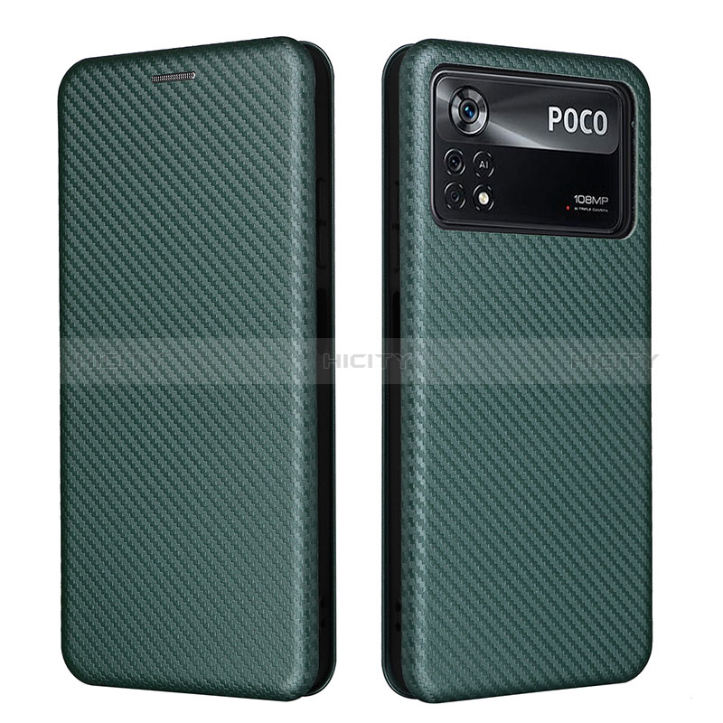 Handytasche Stand Schutzhülle Flip Leder Hülle L06Z für Xiaomi Poco X4 Pro 5G groß