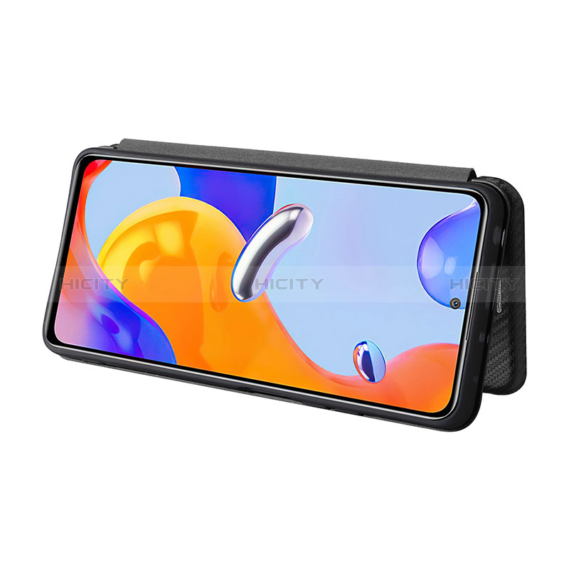 Handytasche Stand Schutzhülle Flip Leder Hülle L06Z für Xiaomi Redmi Note 11 Pro 4G groß