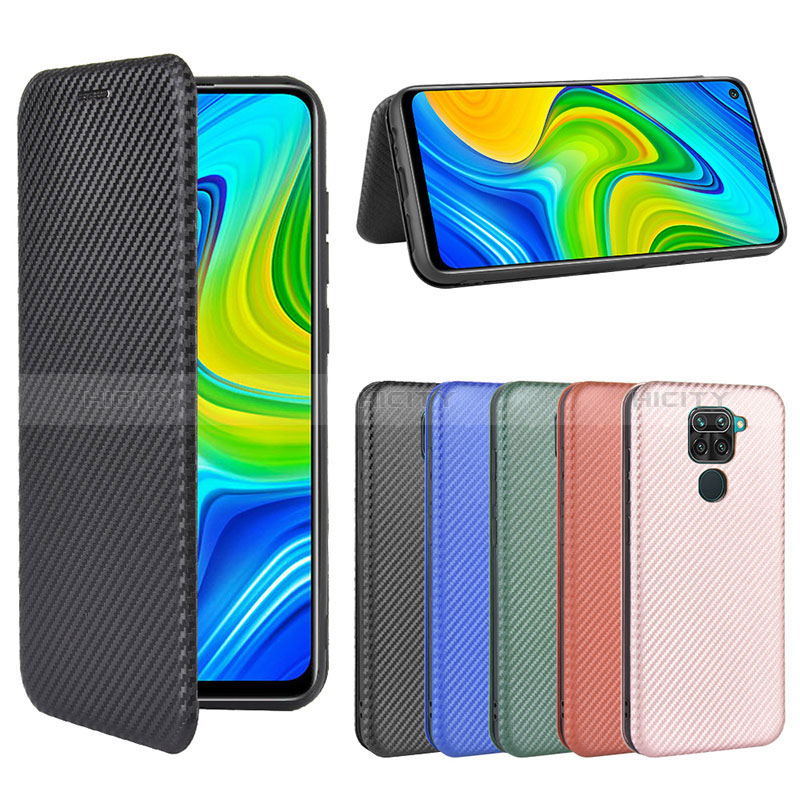 Handytasche Stand Schutzhülle Flip Leder Hülle L06Z für Xiaomi Redmi Note 9 groß