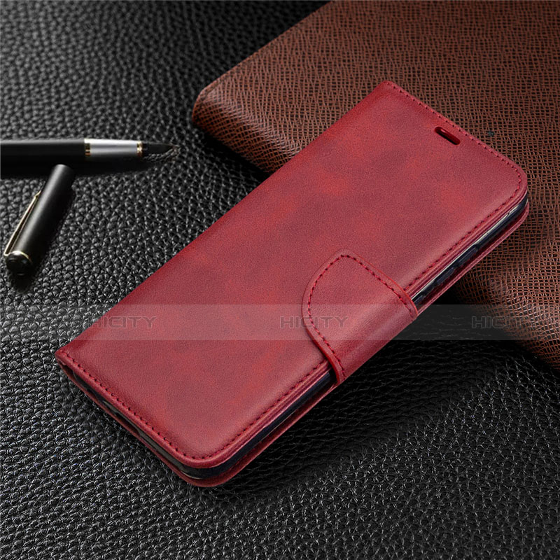 Handytasche Stand Schutzhülle Flip Leder Hülle L07 für Huawei P Smart (2020) Rot