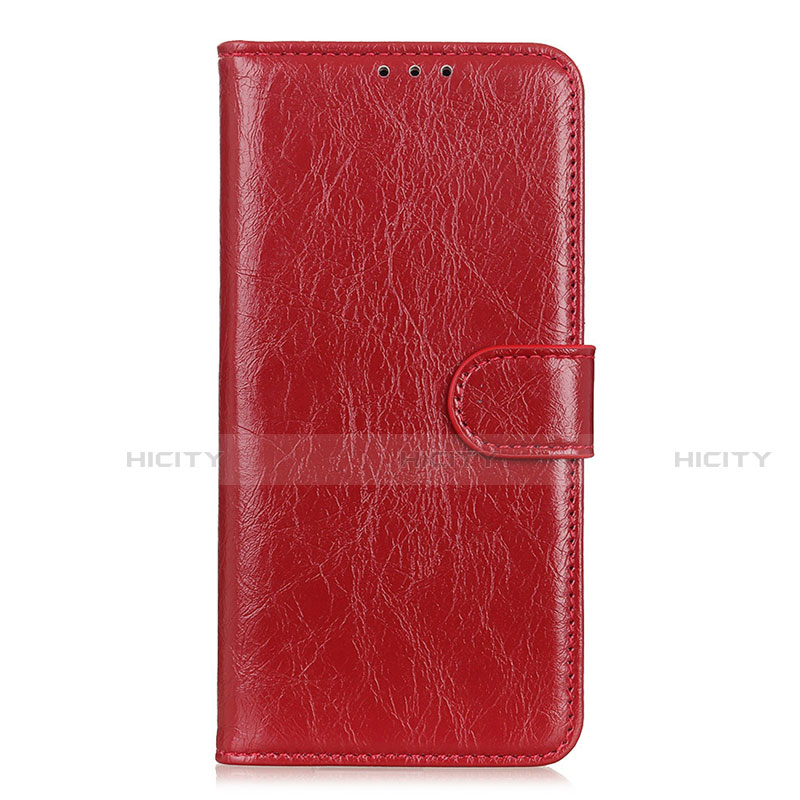 Handytasche Stand Schutzhülle Flip Leder Hülle L07 für Samsung Galaxy A01 Core Rot Plus
