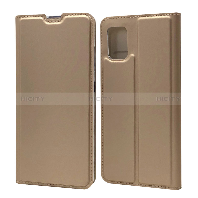 Handytasche Stand Schutzhülle Flip Leder Hülle L07 für Samsung Galaxy A71 4G A715 Gold Plus