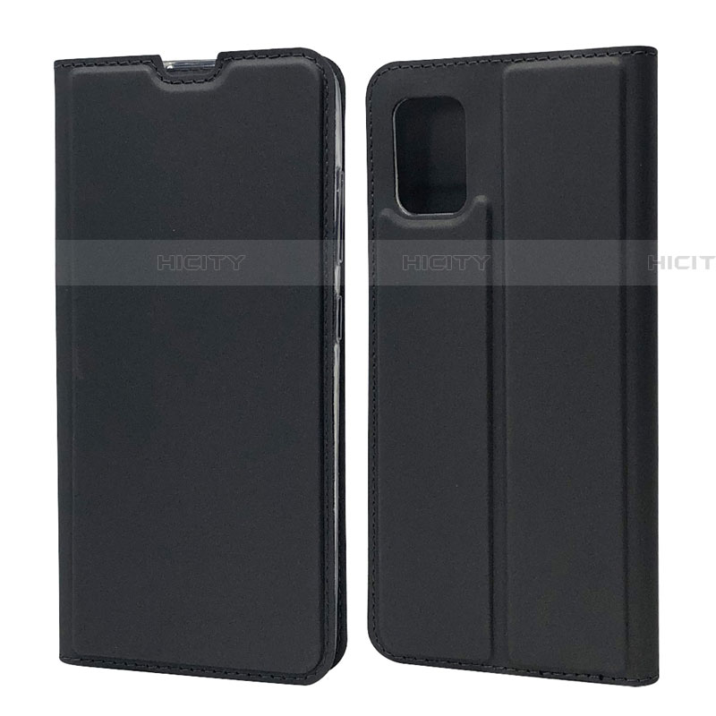 Handytasche Stand Schutzhülle Flip Leder Hülle L07 für Samsung Galaxy A71 5G Schwarz Plus