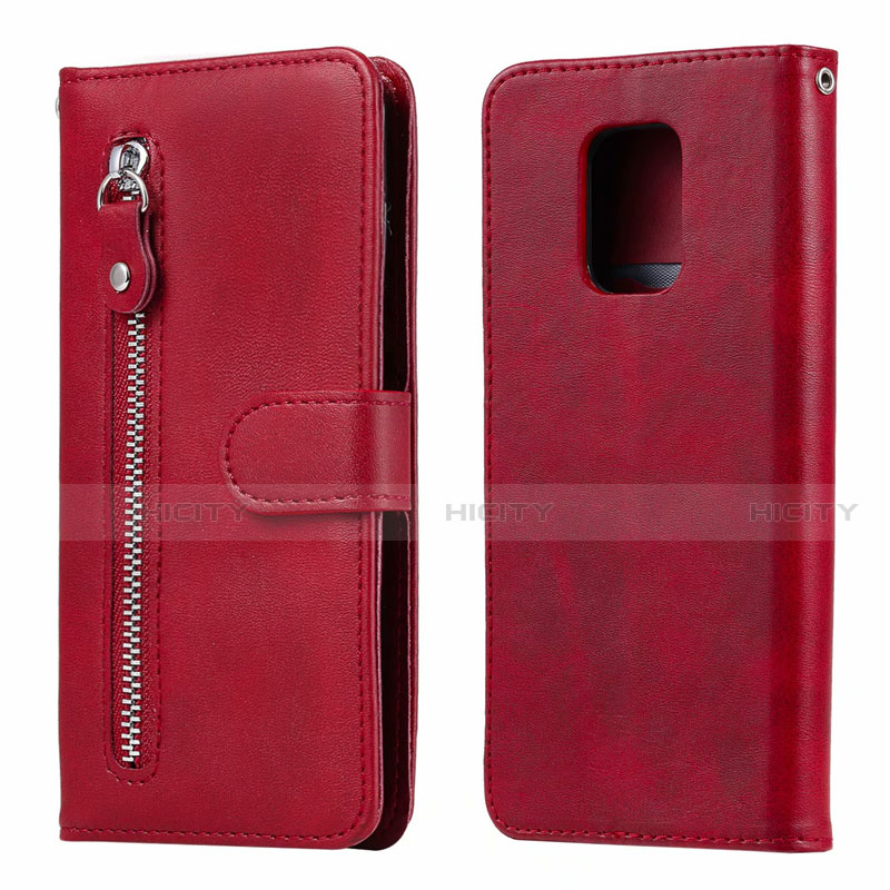 Handytasche Stand Schutzhülle Flip Leder Hülle L07 für Xiaomi Poco M2 Pro Rot