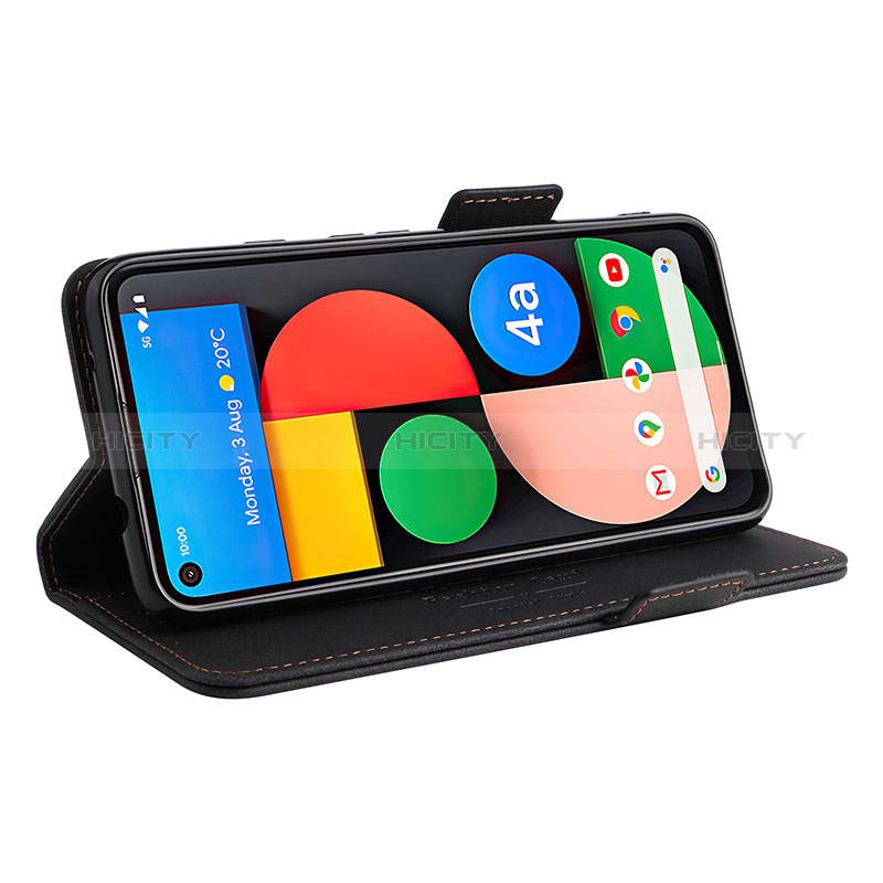 Handytasche Stand Schutzhülle Flip Leder Hülle L07Z für Google Pixel 4a 5G