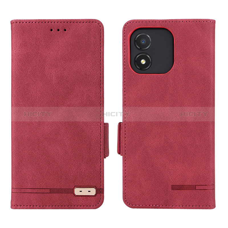 Handytasche Stand Schutzhülle Flip Leder Hülle L07Z für Huawei Honor X5 Rot