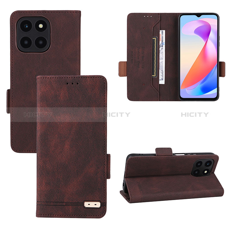 Handytasche Stand Schutzhülle Flip Leder Hülle L07Z für Huawei Honor X6a groß