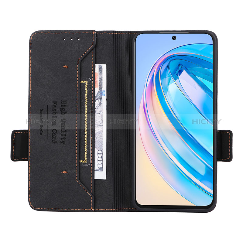 Handytasche Stand Schutzhülle Flip Leder Hülle L07Z für Huawei Honor X8a 4G groß