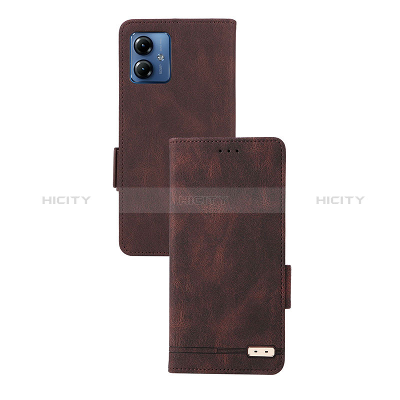 Handytasche Stand Schutzhülle Flip Leder Hülle L07Z für Motorola Moto G14