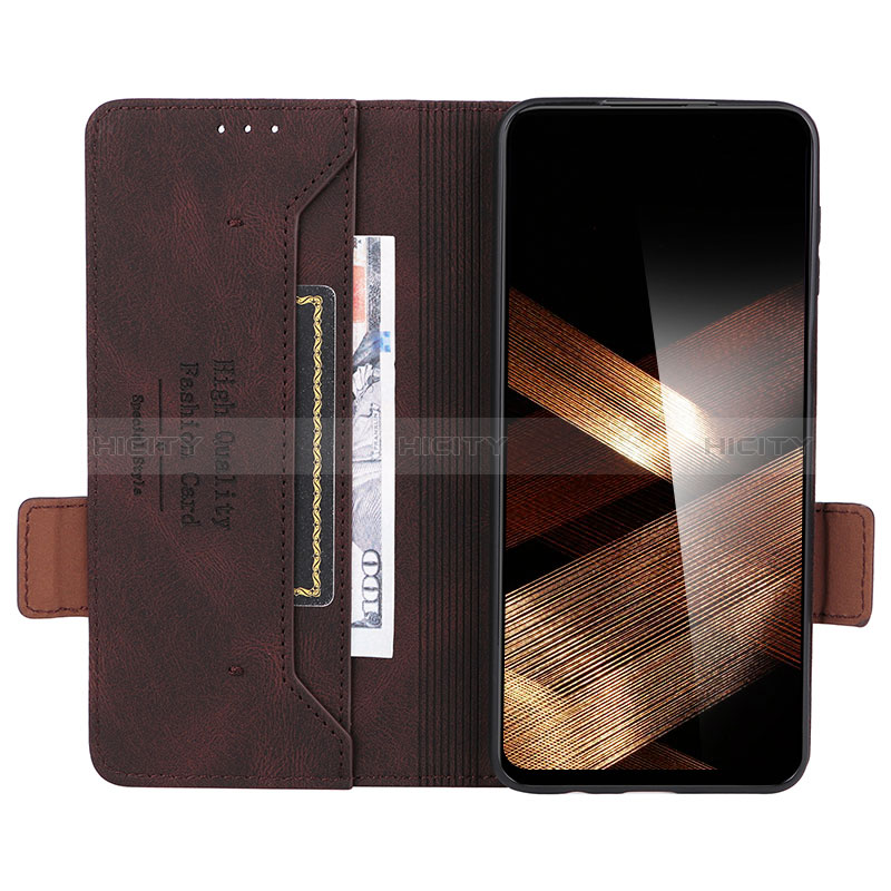 Handytasche Stand Schutzhülle Flip Leder Hülle L07Z für Motorola Moto G54 5G