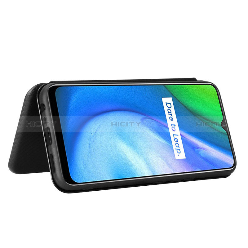 Handytasche Stand Schutzhülle Flip Leder Hülle L07Z für Realme Q2i 5G groß