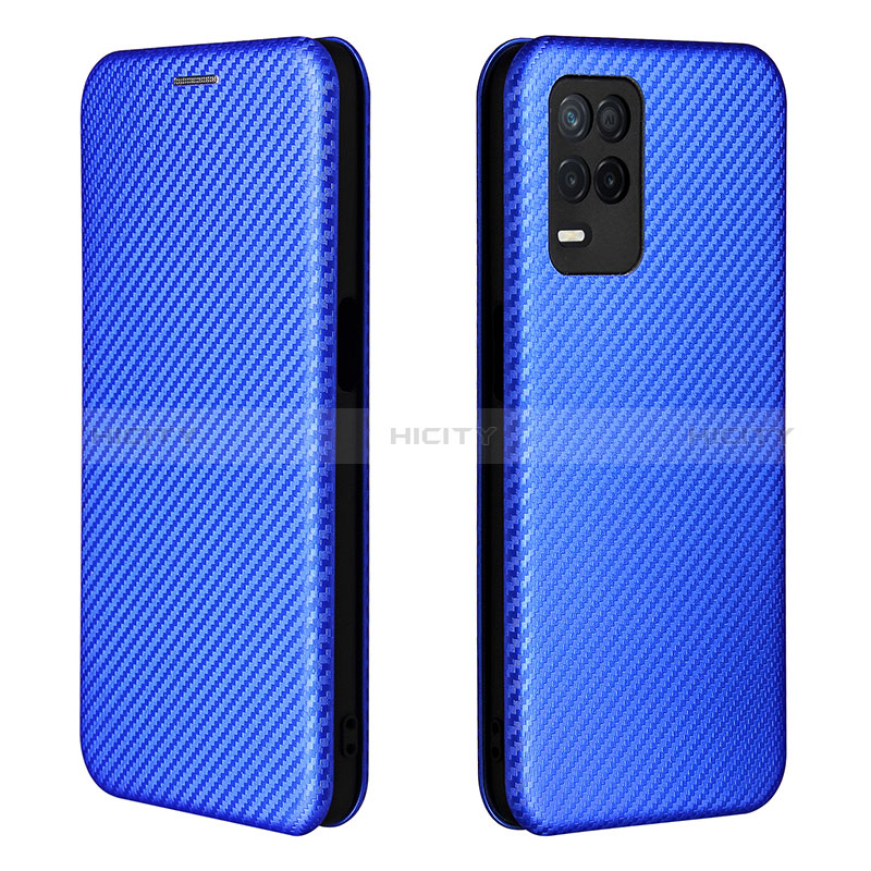 Handytasche Stand Schutzhülle Flip Leder Hülle L07Z für Realme Q3i 5G Blau