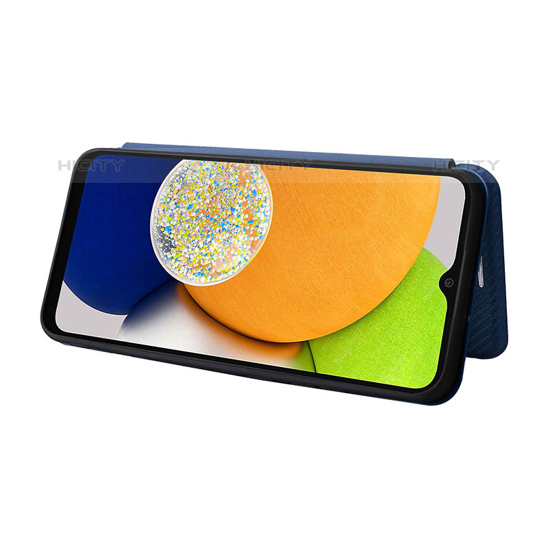 Handytasche Stand Schutzhülle Flip Leder Hülle L07Z für Samsung Galaxy A03