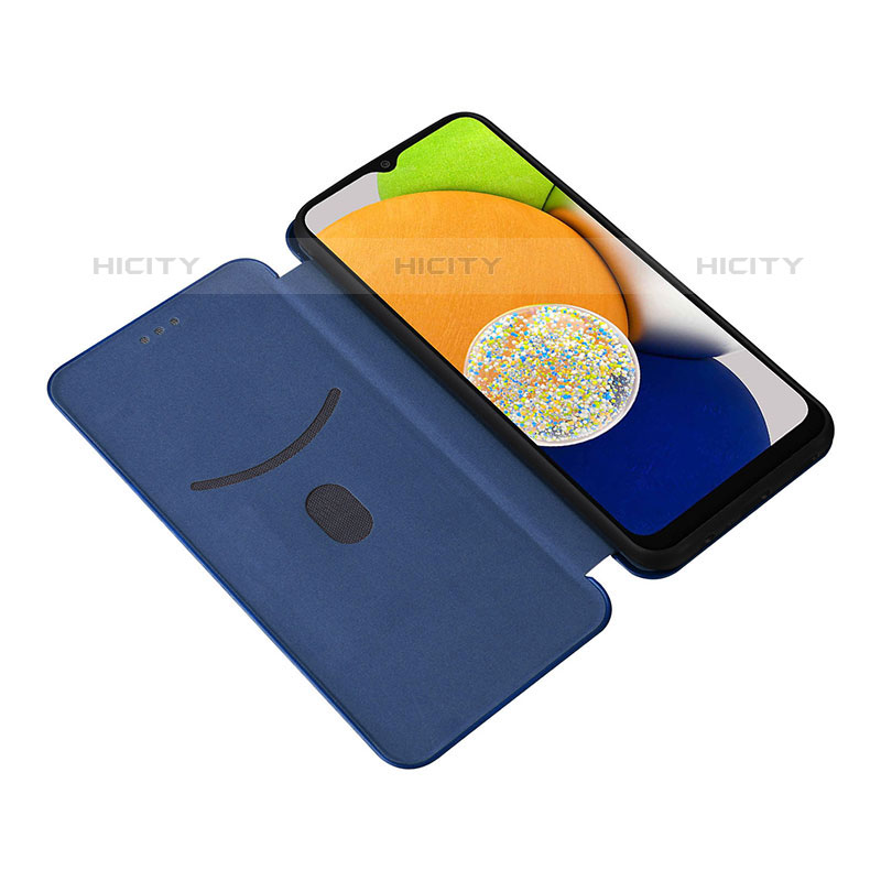 Handytasche Stand Schutzhülle Flip Leder Hülle L07Z für Samsung Galaxy A03 groß