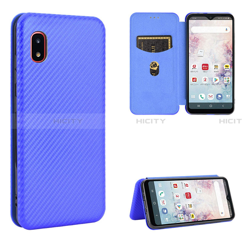 Handytasche Stand Schutzhülle Flip Leder Hülle L07Z für Samsung Galaxy A20 SC-02M SCV46 groß