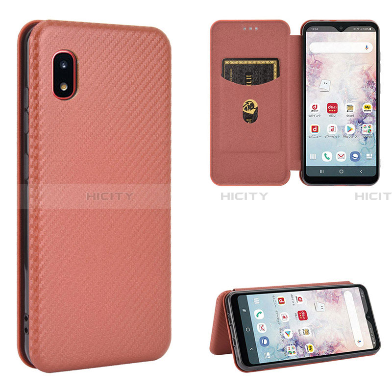 Handytasche Stand Schutzhülle Flip Leder Hülle L07Z für Samsung Galaxy A20 SC-02M SCV46 groß