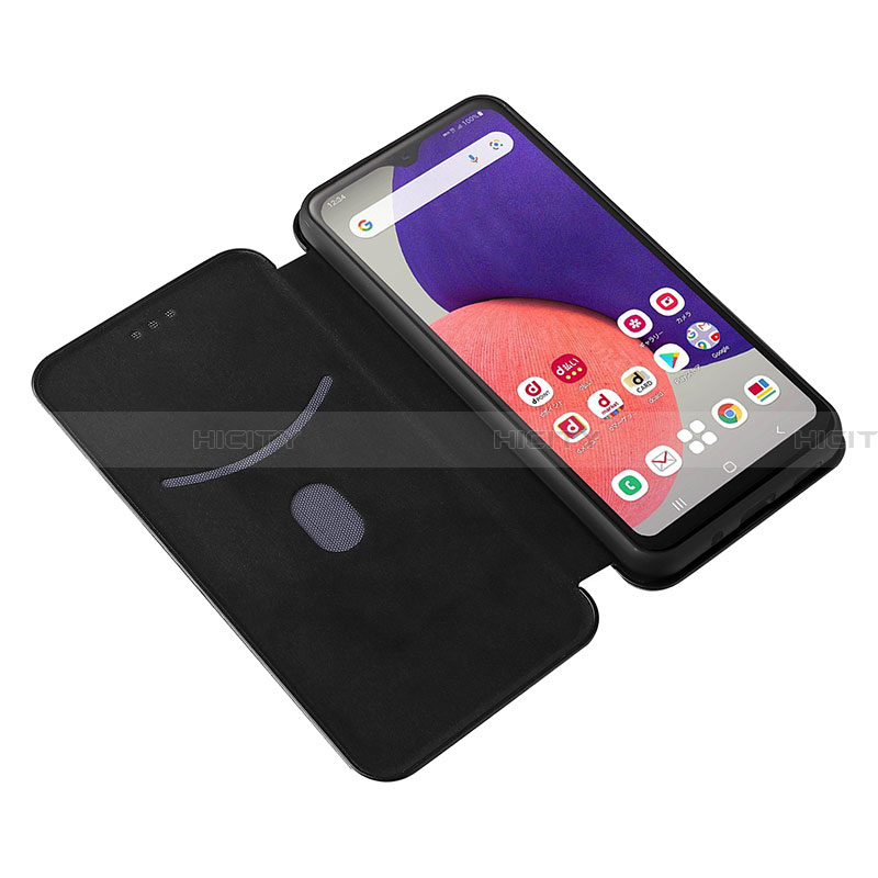 Handytasche Stand Schutzhülle Flip Leder Hülle L07Z für Samsung Galaxy A22 5G SC-56B groß