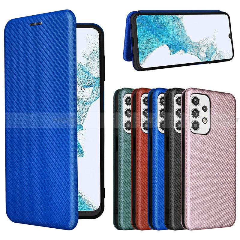 Handytasche Stand Schutzhülle Flip Leder Hülle L07Z für Samsung Galaxy A23 4G groß