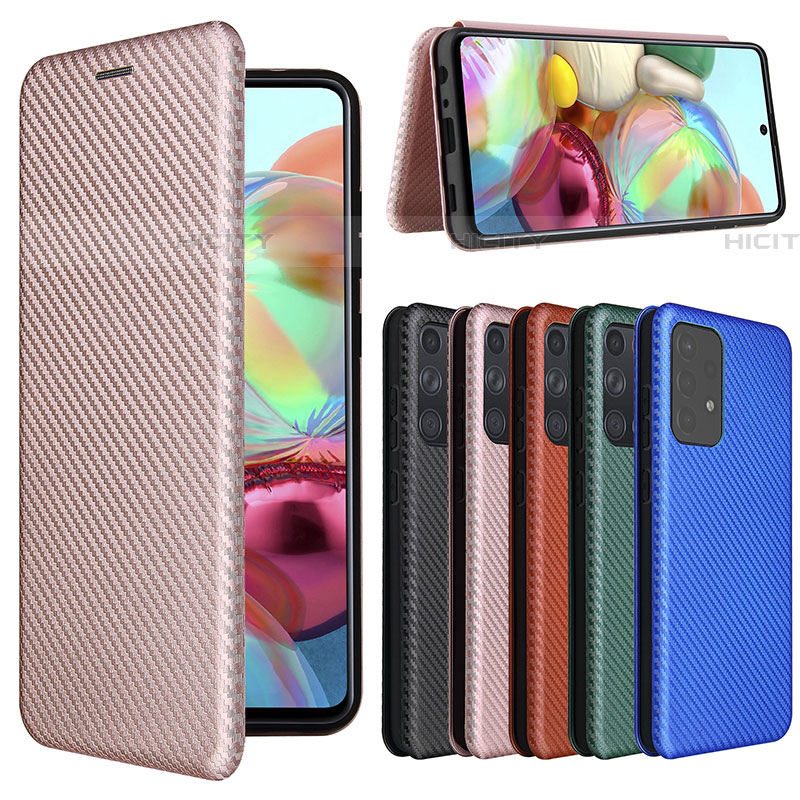 Handytasche Stand Schutzhülle Flip Leder Hülle L07Z für Samsung Galaxy A72 4G groß