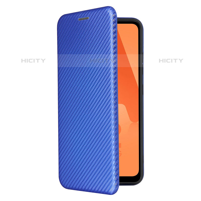 Handytasche Stand Schutzhülle Flip Leder Hülle L07Z für Samsung Galaxy M32 5G Blau