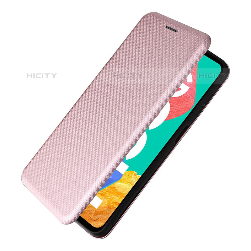 Handytasche Stand Schutzhülle Flip Leder Hülle L07Z für Samsung Galaxy M33 5G Rosegold