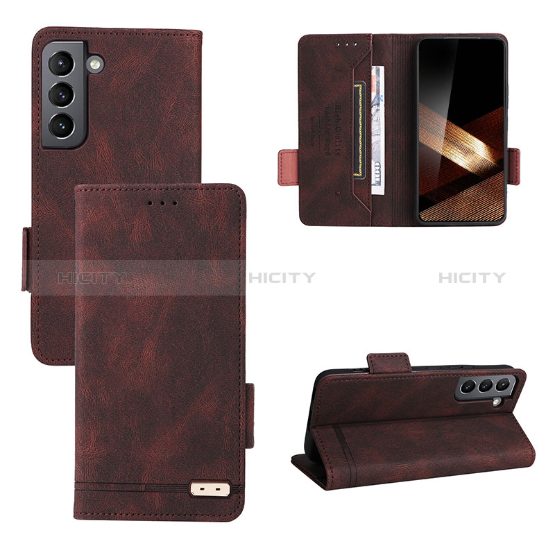 Handytasche Stand Schutzhülle Flip Leder Hülle L07Z für Samsung Galaxy S24 Plus 5G groß